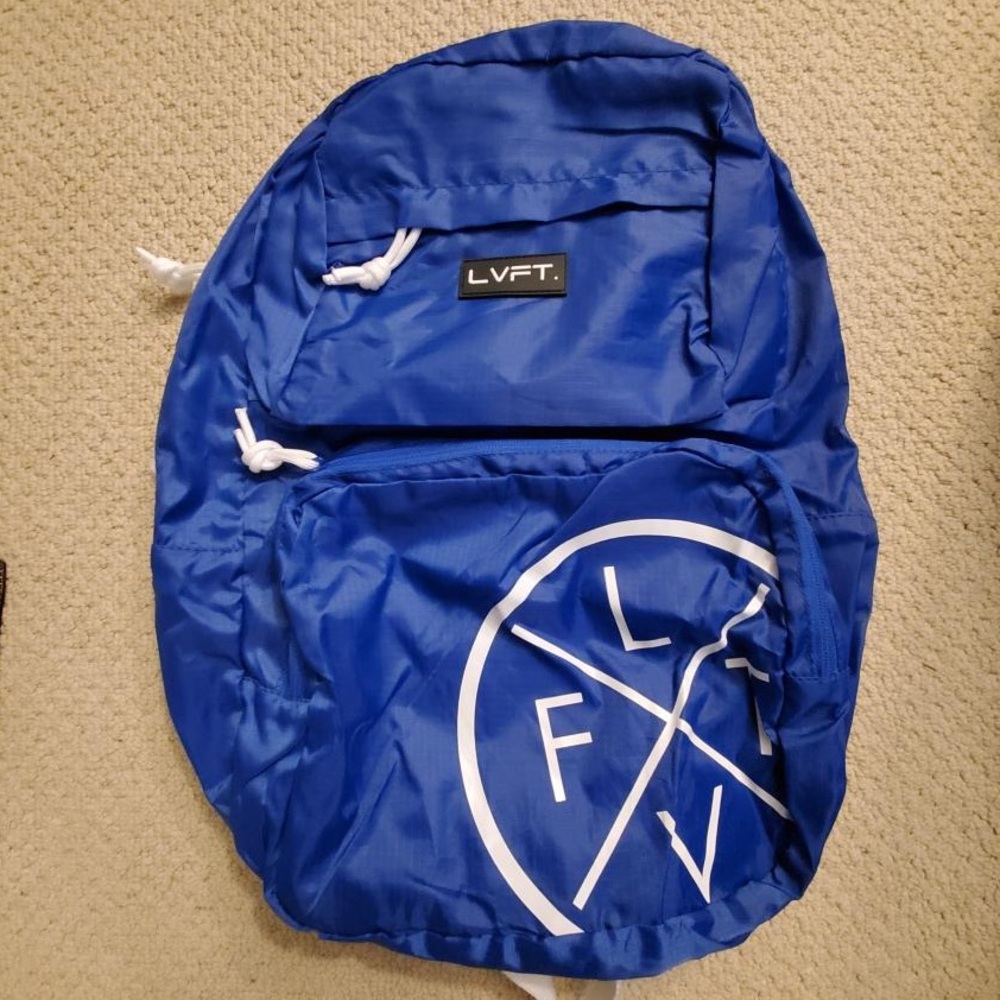 Live fit blue backpack